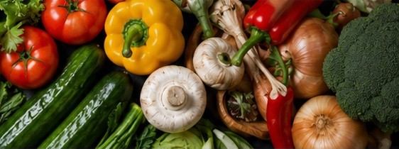 多種多様な新鮮野菜